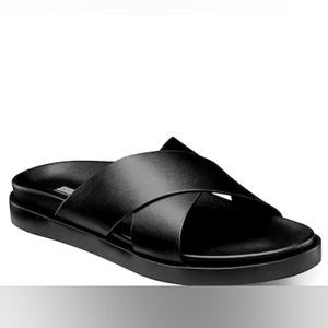 Stacy Adams Cross Strap Sandals